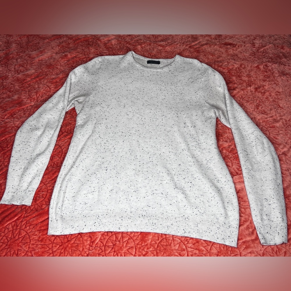 Zara Man, Waffle pattern, cookie and cream color shirt in US Medium